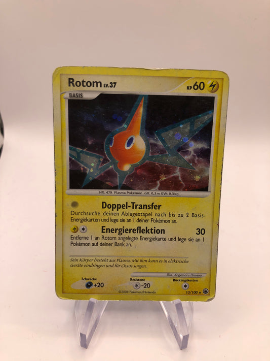Pokemon Karte Holo Rotom 13/100 Deutsch