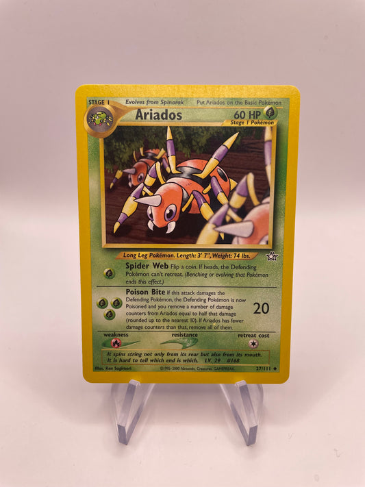 Pokemon Karte Ariados Neo Genesis 27/111 Englisch