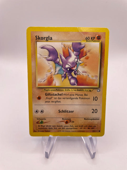 Pokémon Karte Neo Genesis Skorgla 59/111 Deutsch