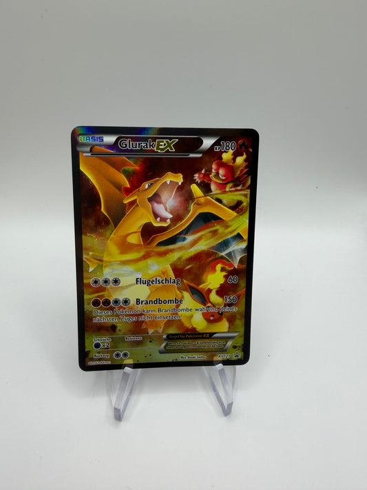 Pokemon Karte EX Promo Alt Art Glurak XY121 Deutsch