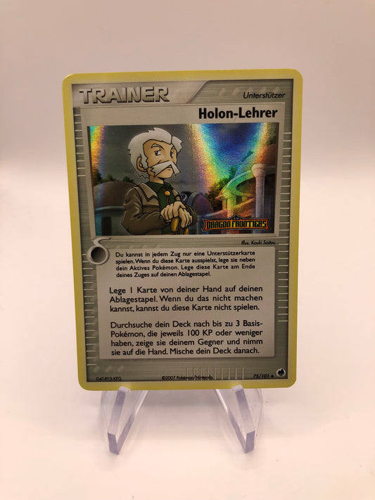 Pokemon Karte Stamp Trainer Holon-Lehrer 75/101 Deutsch