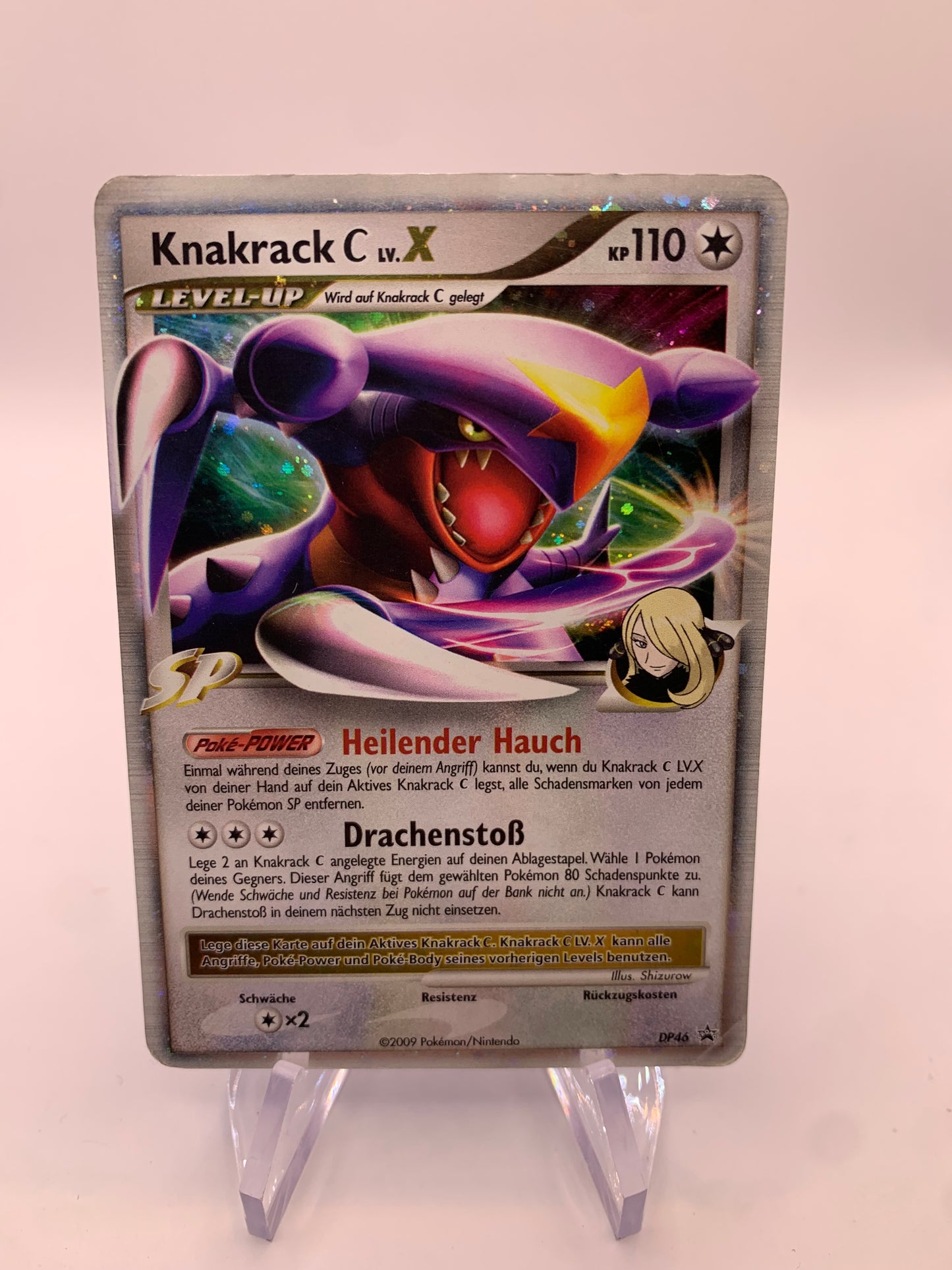 Pokemon Karte Promo Lv.X Knakrack DP46 Deutsch