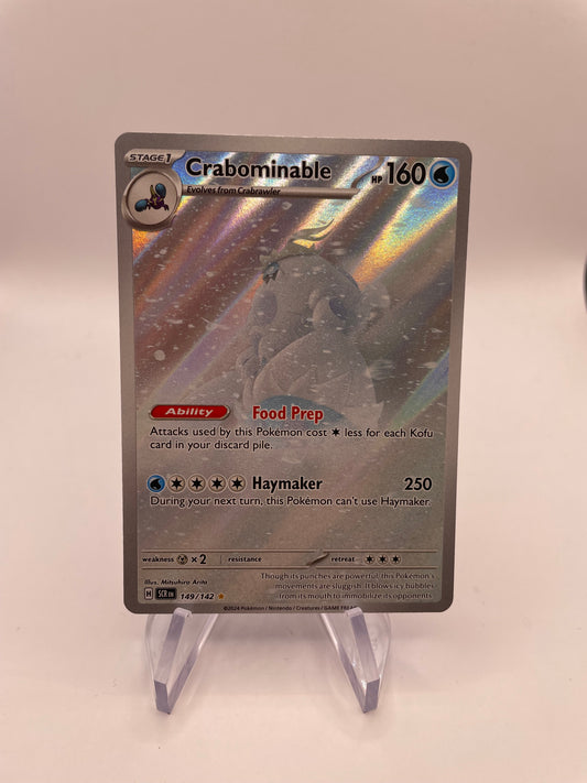 Pokemon Karte Art Rare Crabominable 149/142 Englisch