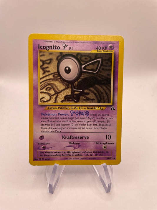 Pokemon Karte Neo Discovery Icognito 48/75 Deutsch