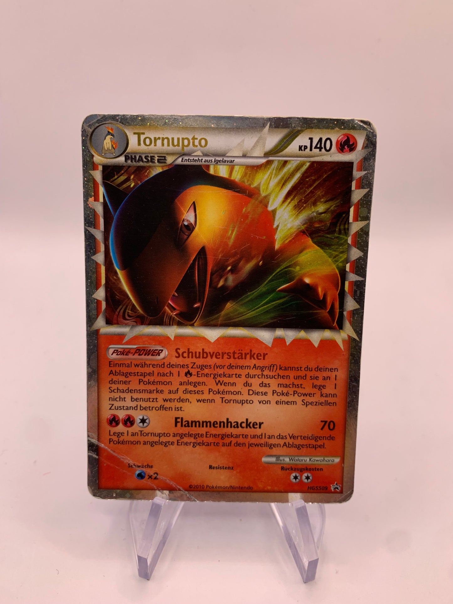 Pokemon Karte Prime Tornupto HGSS09 Deutsch