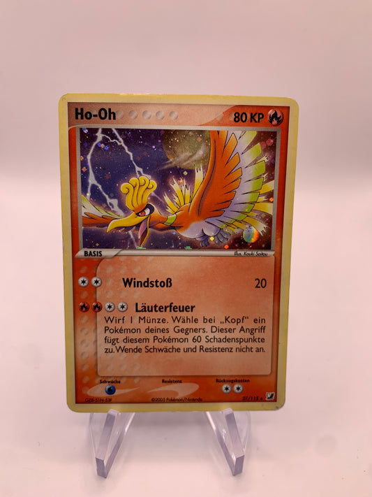 Pokemon Karte Holo Ho-Oh 27/115 Deutsch