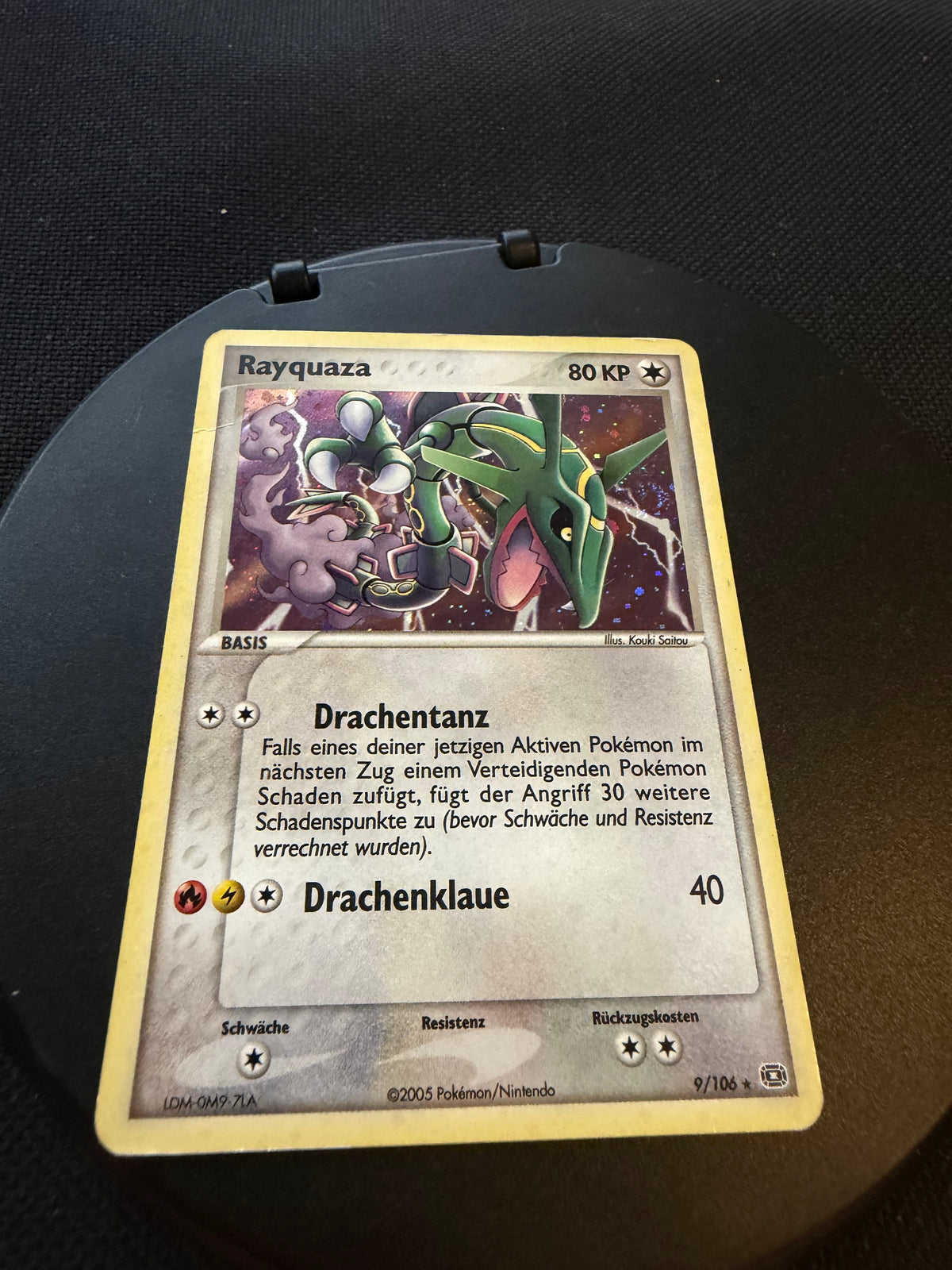Pokemon Karte Holo Rayquaza 9/106 Deutsch