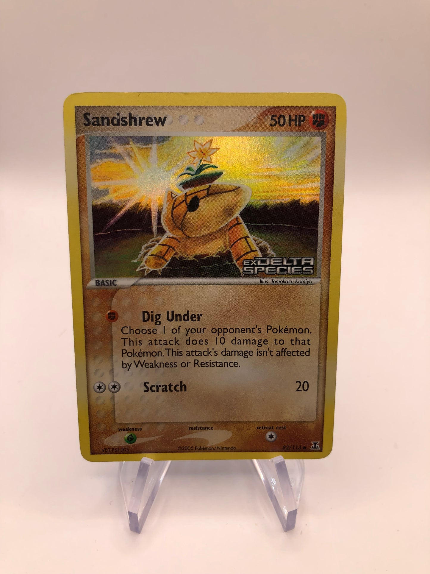 Pokemon Karte Stamp Sandan 82/113 Englisch