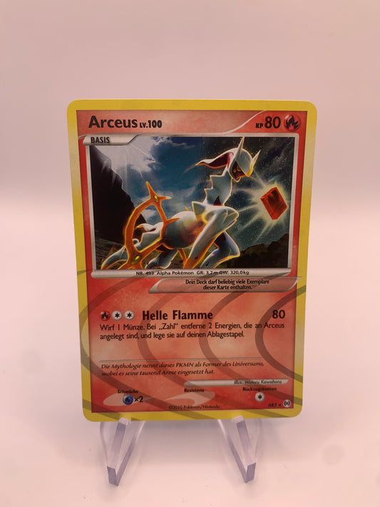 Pokemon Karte Holo Arceus AR3 Deutsch