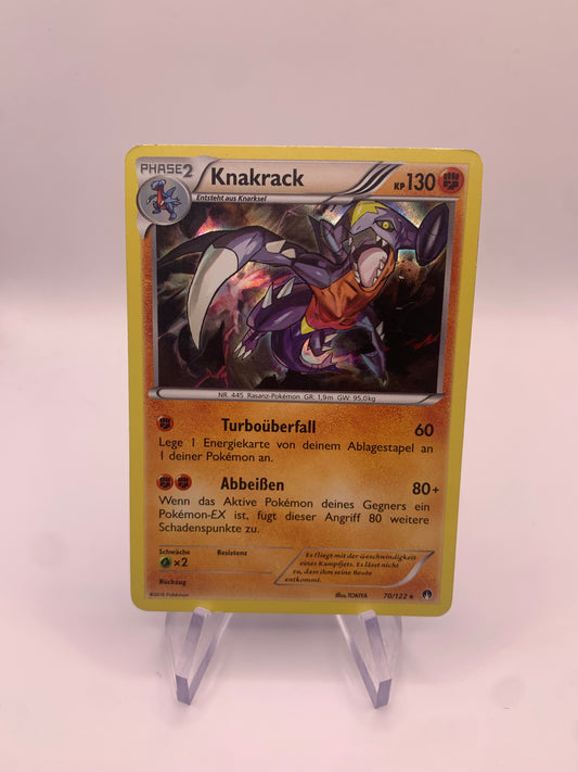 Pokemon Karte Holo Knakrack 70/122 Deutsch