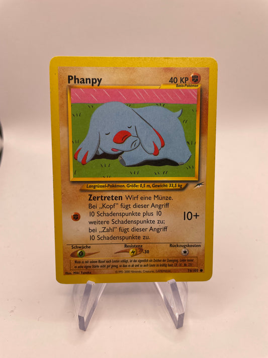 Pokemon Karte Neo Destiny Phanpy 76/105 Deutsch