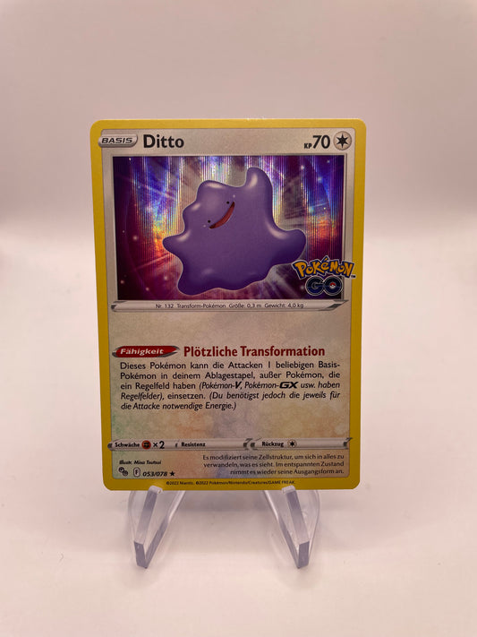 Pokémon Karte Holo Ditto 53/78 Deutsch