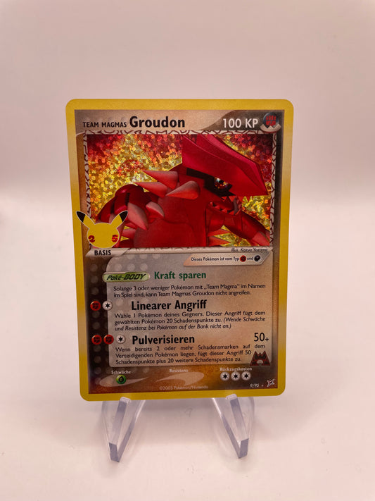 Pokemon Karte Celebration Groudon 9/95 Deutsch