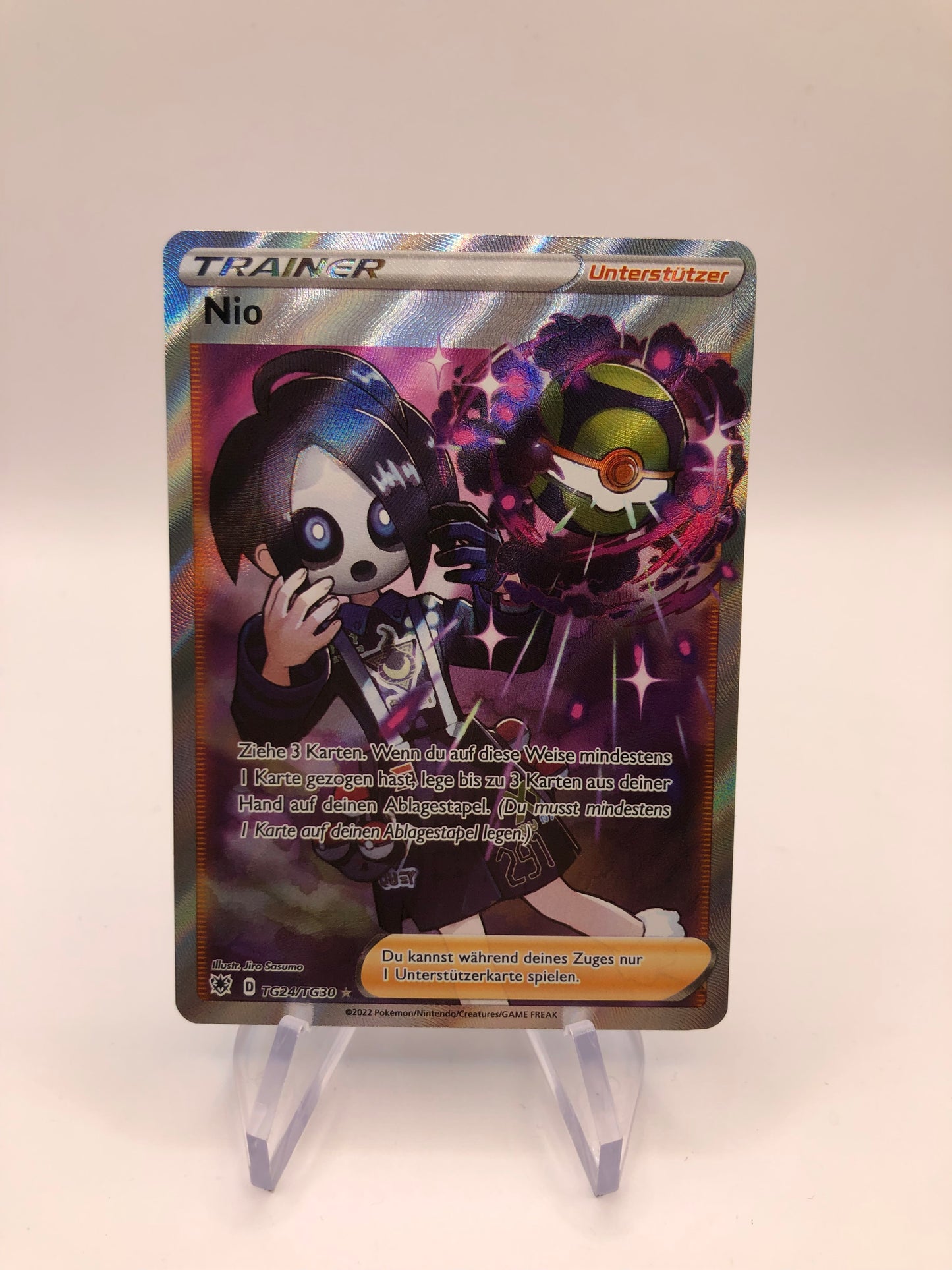 Pokemon Karte Trainer Nio TG24/TG30 Deutsch