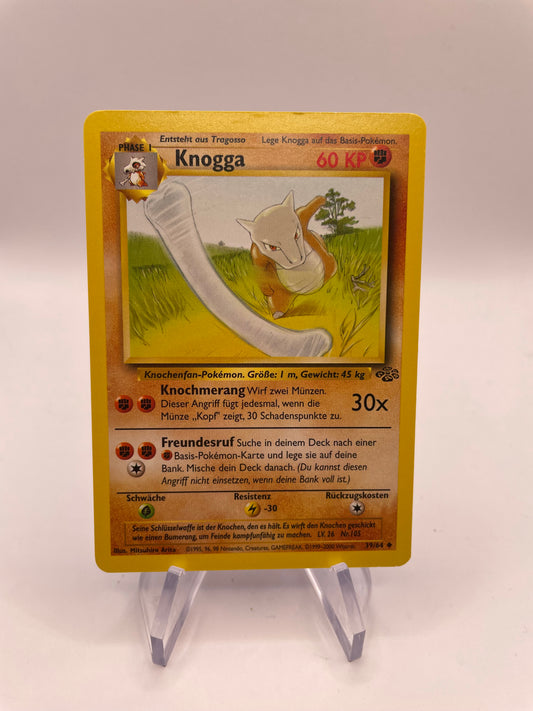 Pokemon Karte Knogga 39/64 Jungel Deutsch
