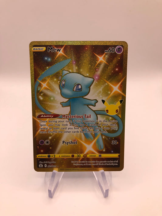 Pokemon Karten Celebration Gold Shiny Mew 25/25 Englisch