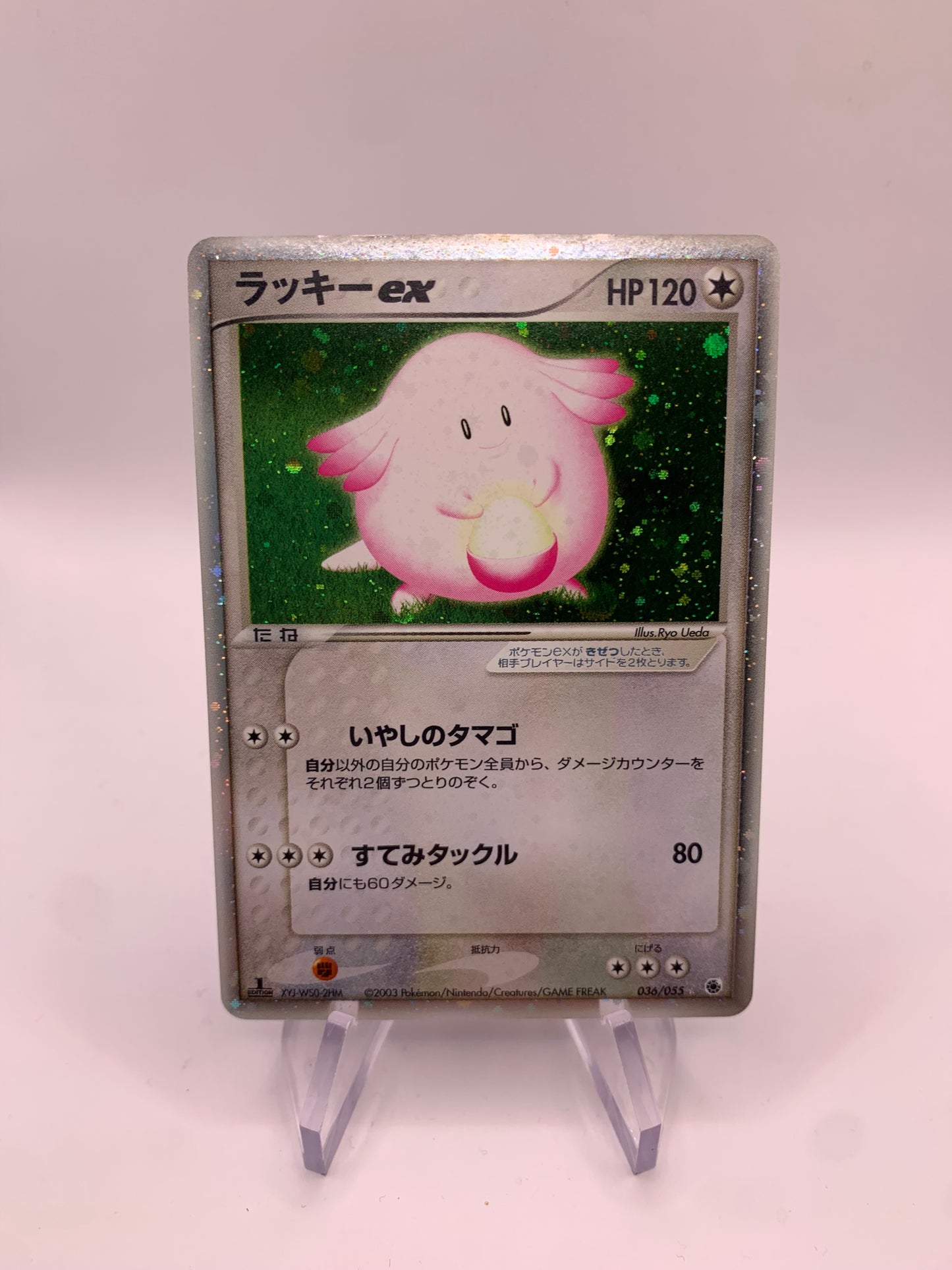 Pokemon Karte EX Holo 1.Edition Chaneira 36/55 Japanisch