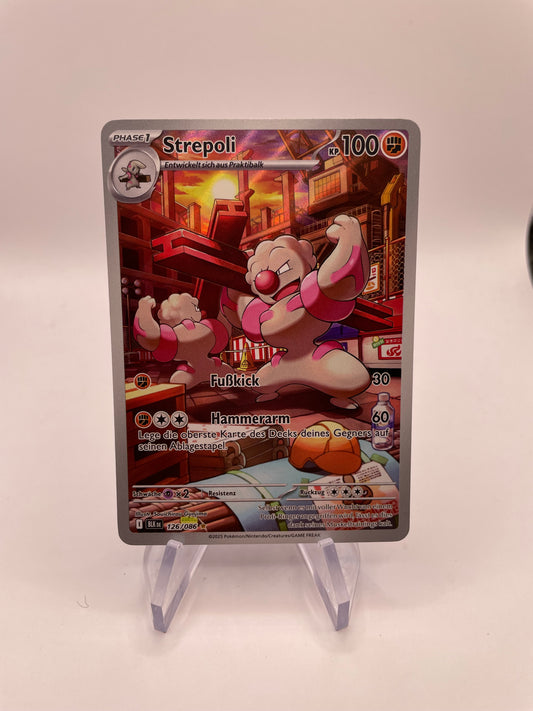Pokémon Karte Art Rare Strepoli 126/86 Deutsch