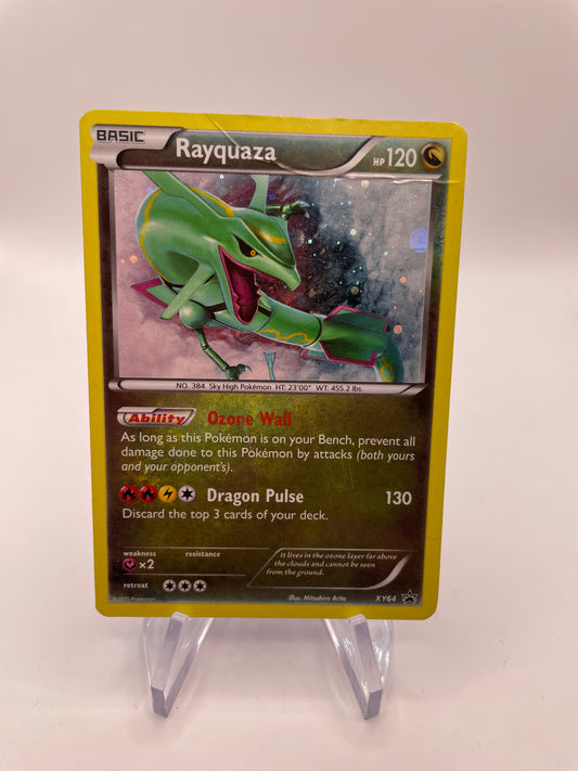 Pokemon Kart Holo Rayquaza XY64 Englisch