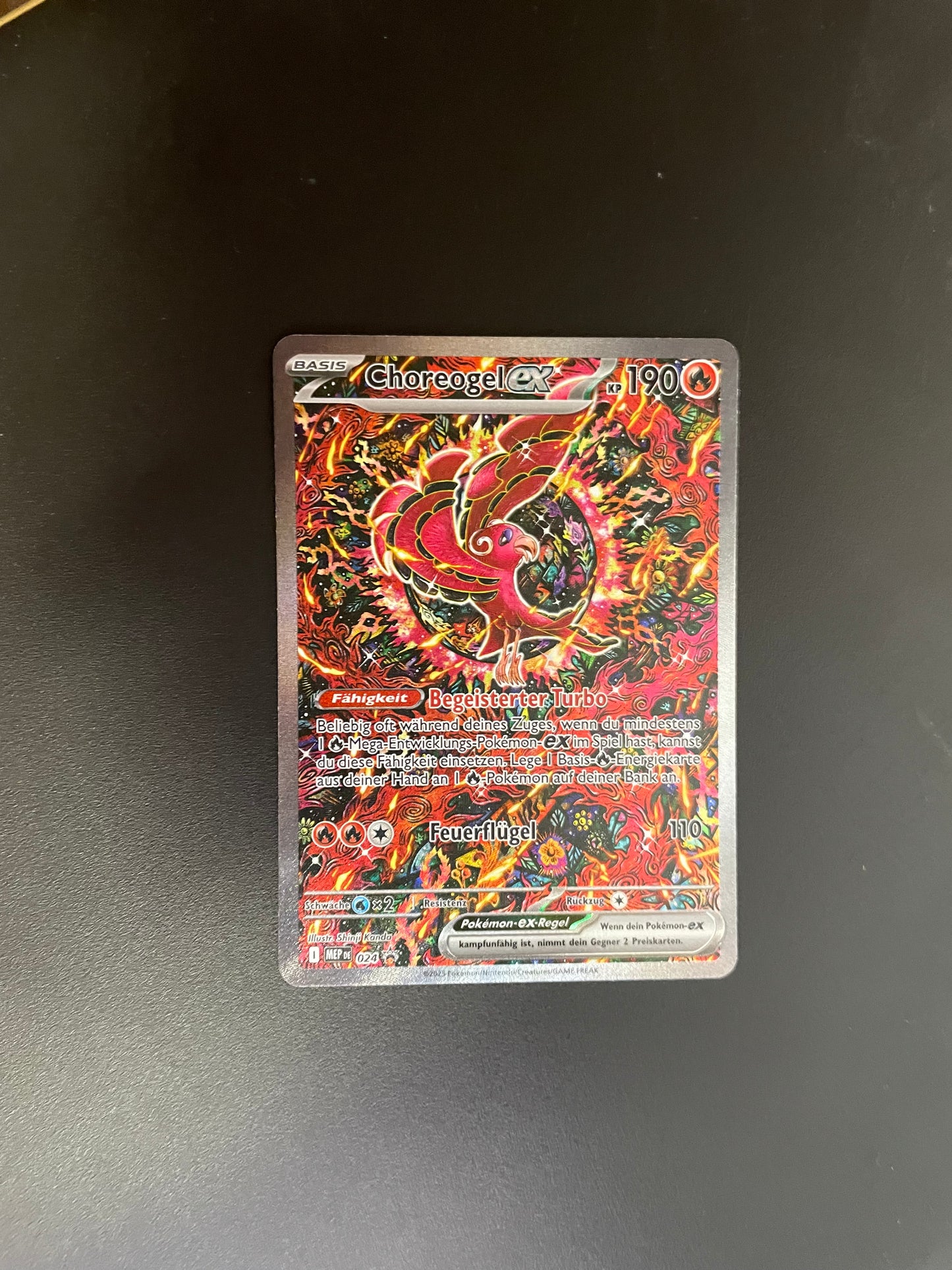 Pokemon Karte EX Promo Choreogrl 24 Deutsch