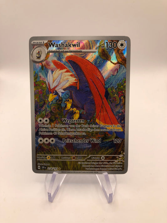 Pokemon Karte Art-Rare Washakwil 214/191 Deutsch