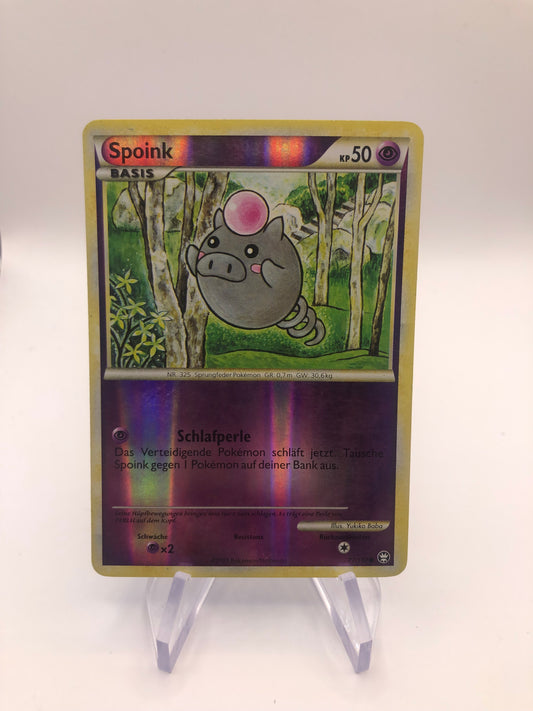 Pokemon Karte Revers Spoink 77/102 Deutsch