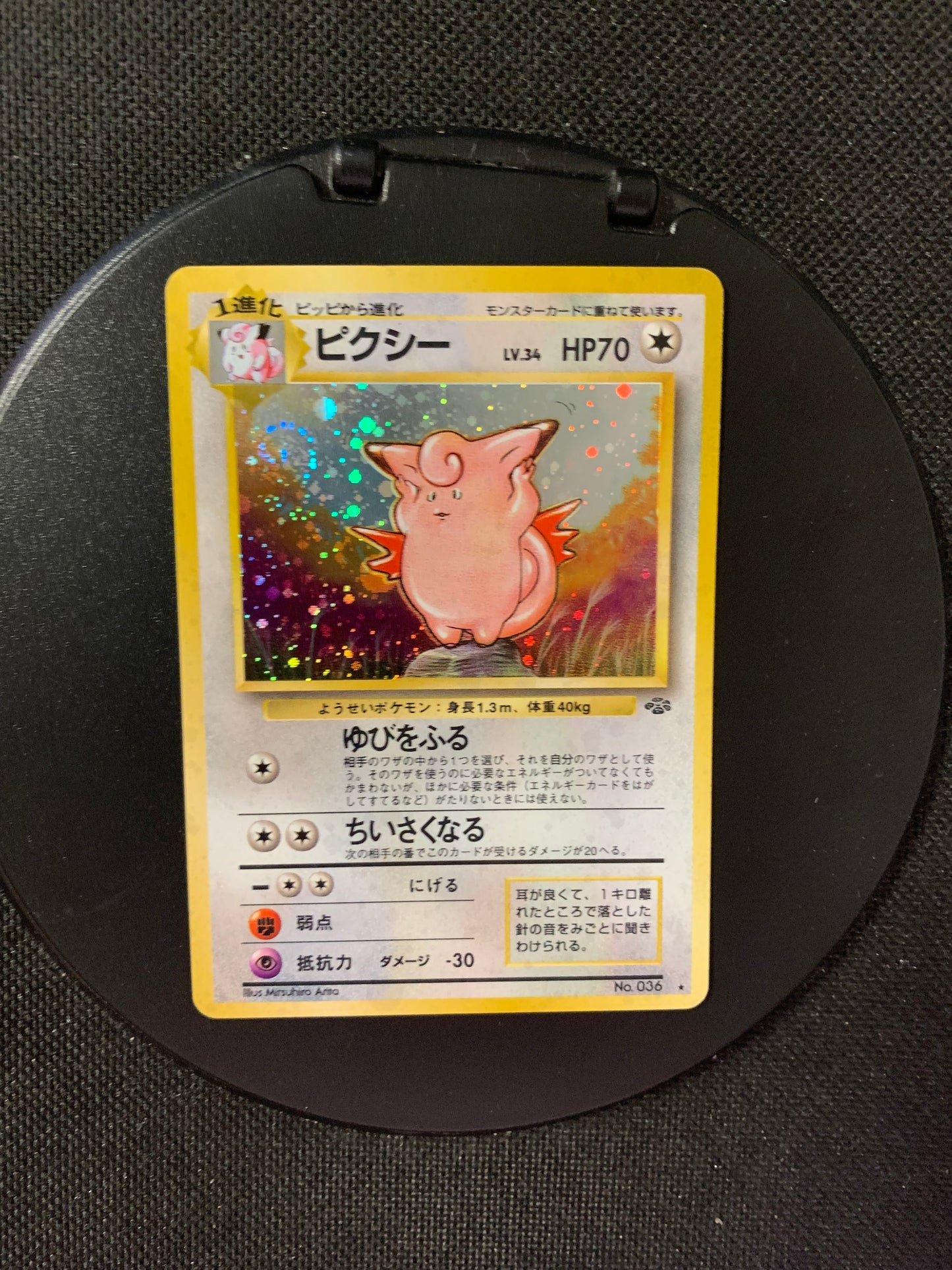 Pokemon Karte Holo Pixi No.36 Japanisch