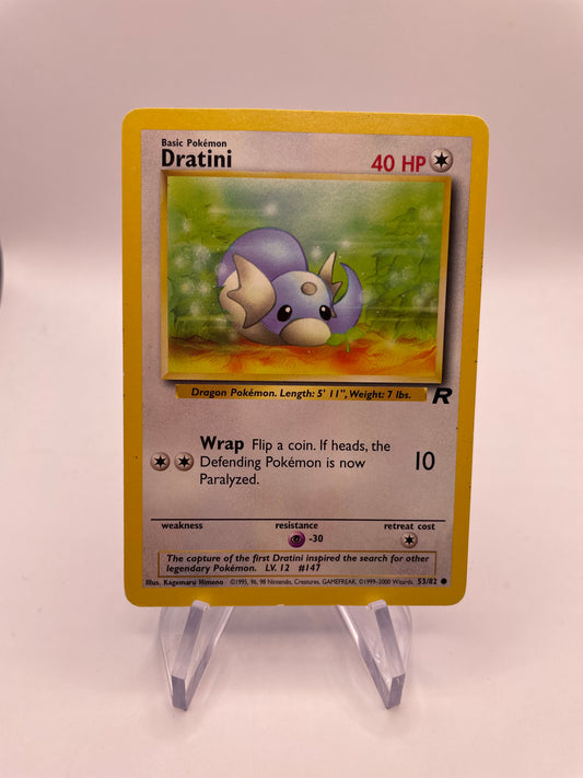 Pokemon Karte Rocket Dratini 53/82 Englisch