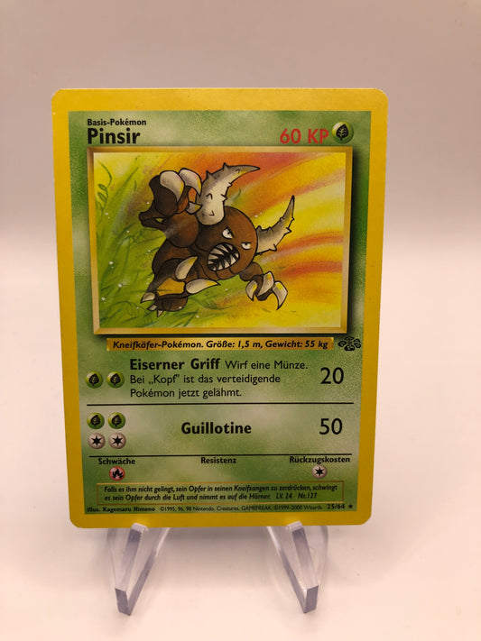Pokemon Karte Jungel Pinsir 25/64 Deutsch