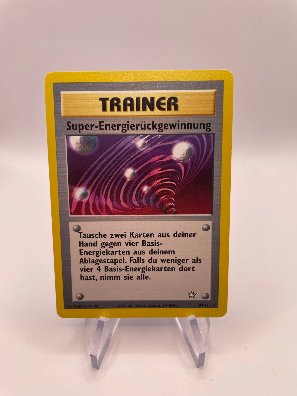 Pokemon Karte Super-Energierückgewinnung Neo Genesis 89/111 Deutsch