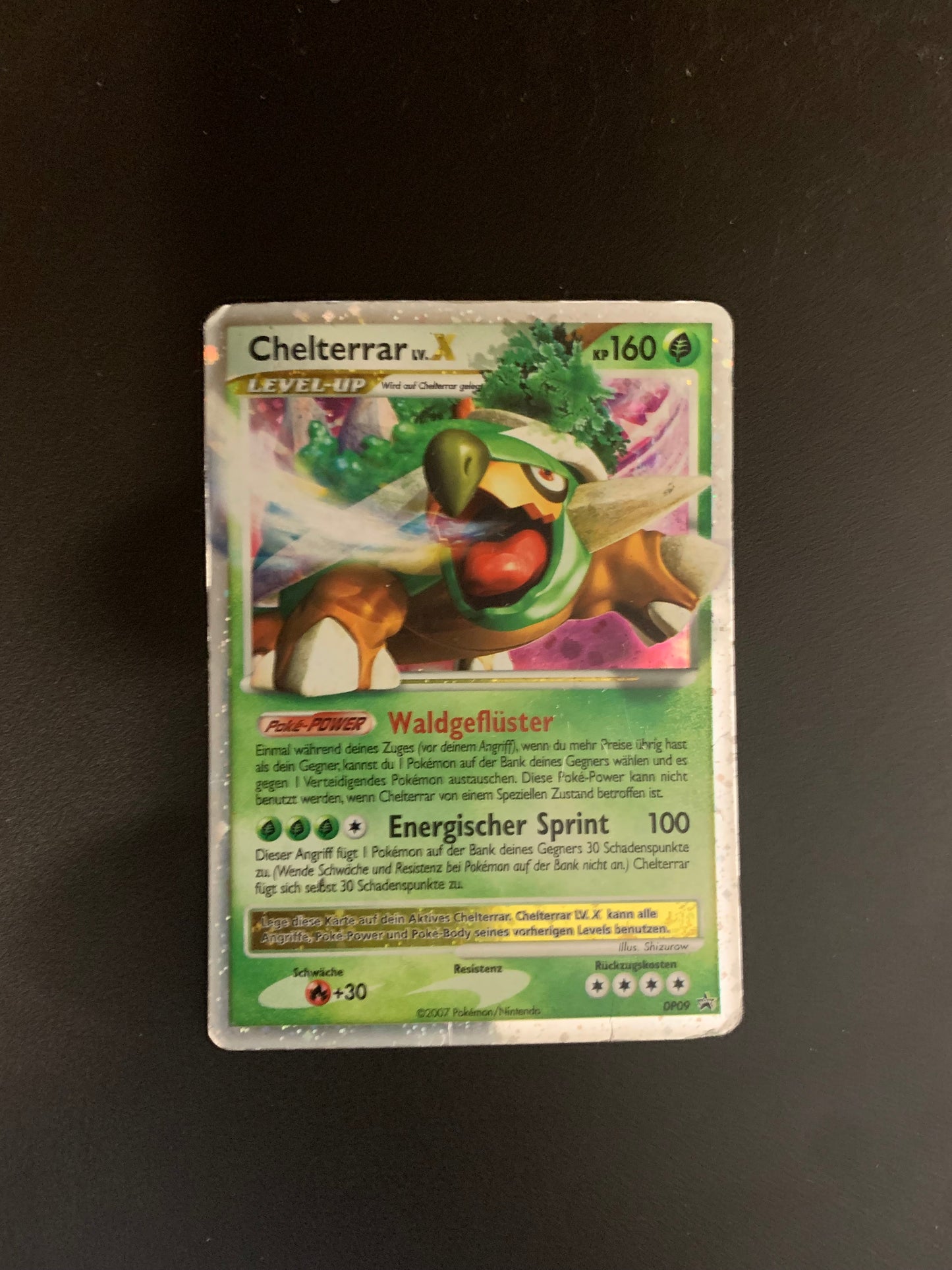 Pokemon Karte Promo Lv.X Chelterrar DP09 Deutsch