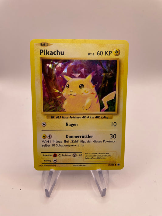 Pokemon Karte Cracked Ice Holo Pikachu 35/108 Deutsch