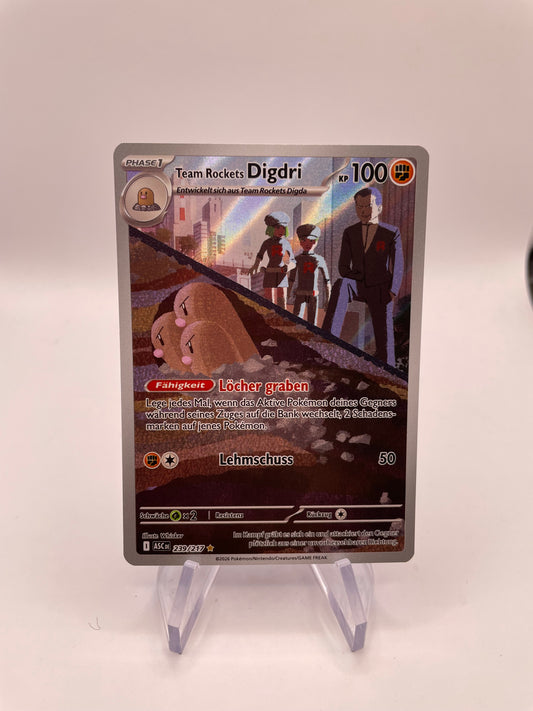 Pokémon Karte Art Rare Digdri 239/217 Deutsch