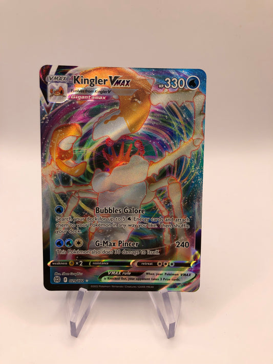 Pokemon Karte Vmax Kingler 29/172 Englisch