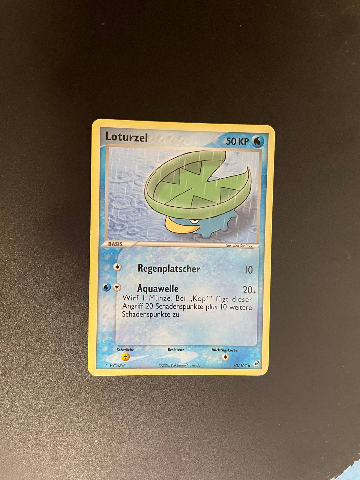 Pokémon Karte Loturzel 63/107 Deutsch