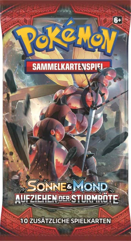 Pokemon Karten OVP Aufziehen der Sturmröte Booster Deutsch