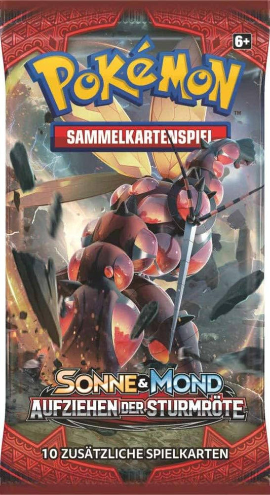 Pokemon Karten OVP Aufziehen der Sturmröte Booster Deutsch