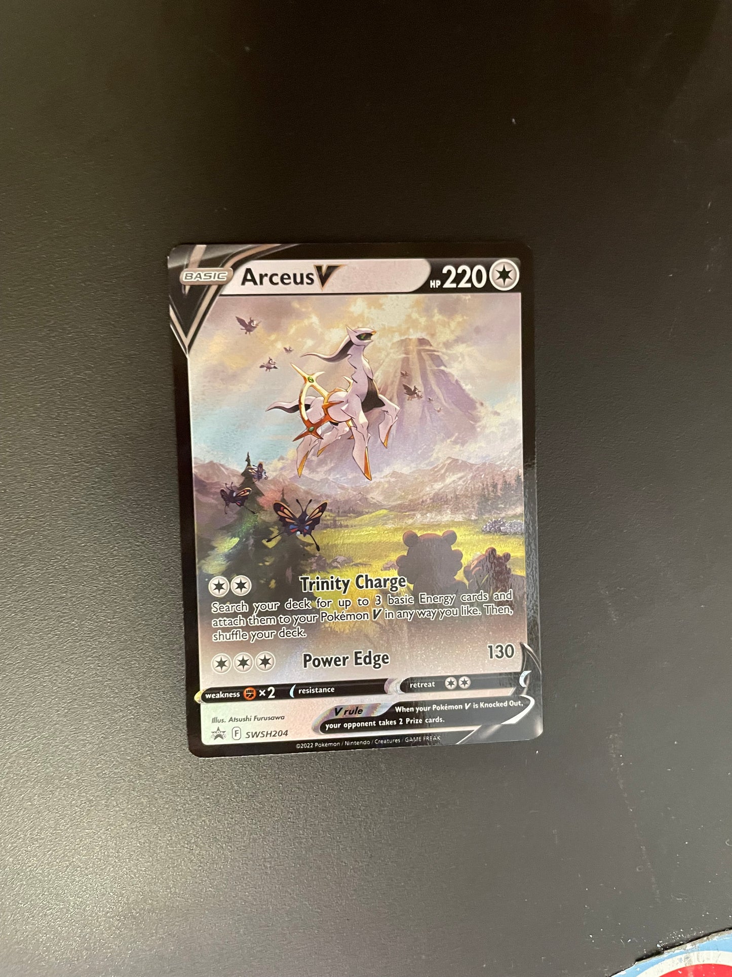 Pokemon Karte V Arceus SWSH204 Englisch