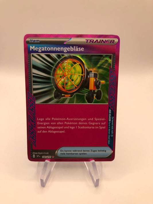 Pokemon Karte Trainer Megatonnengebläse 182/191 Deutsch