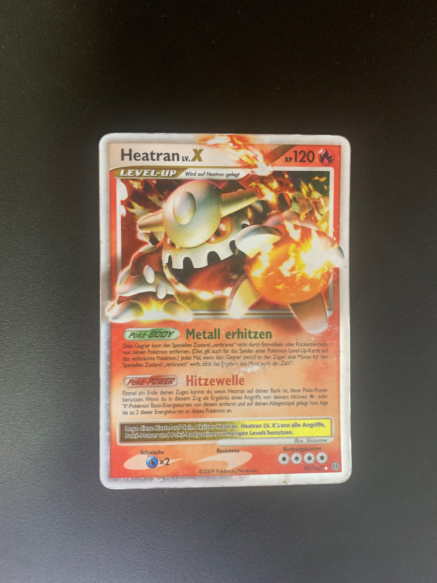 Pokemon Karte Lv X Heatran 97/100 Deutsch