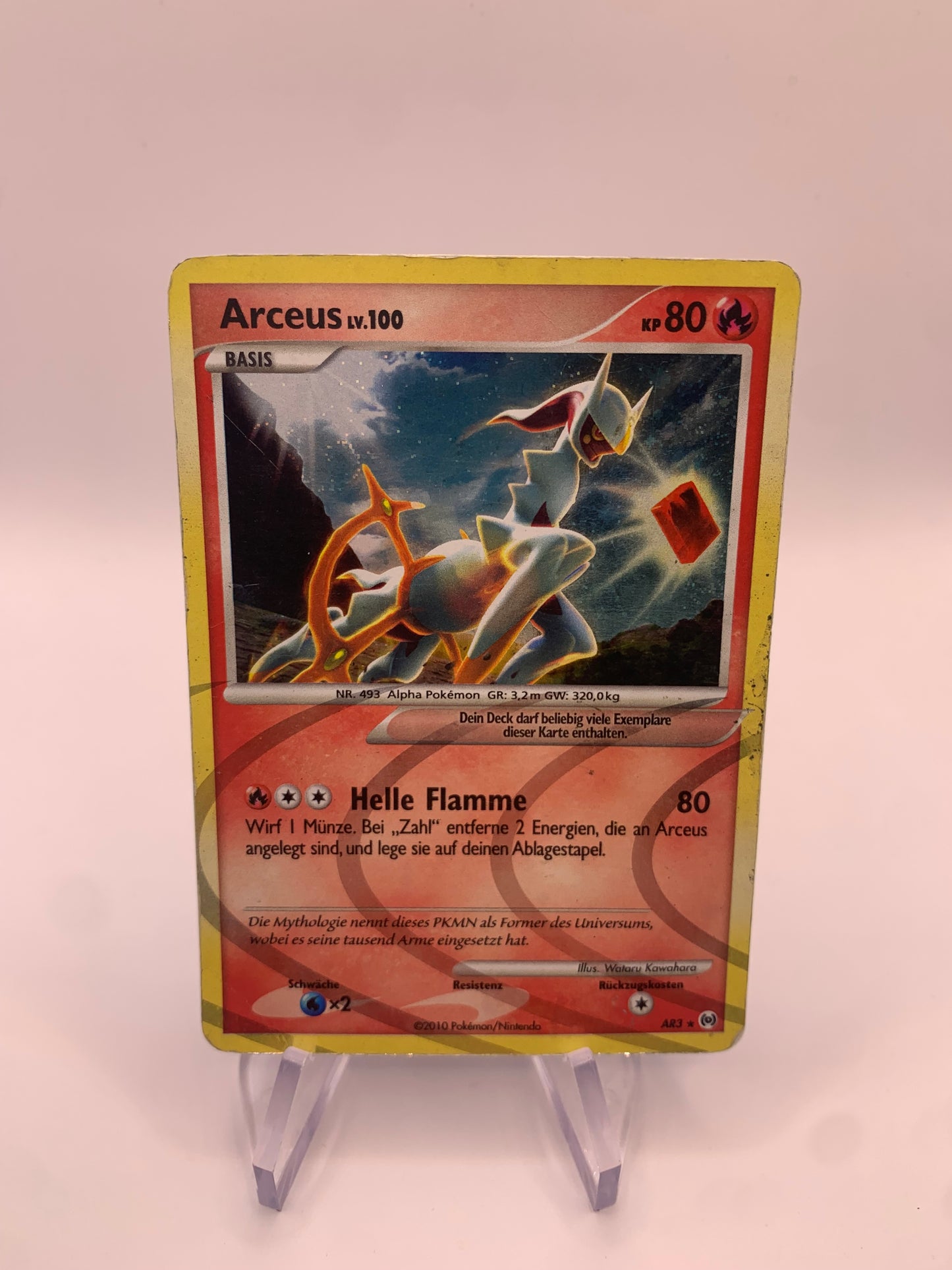 Pokemon Karte Holo Arceus AR3 Deutsch