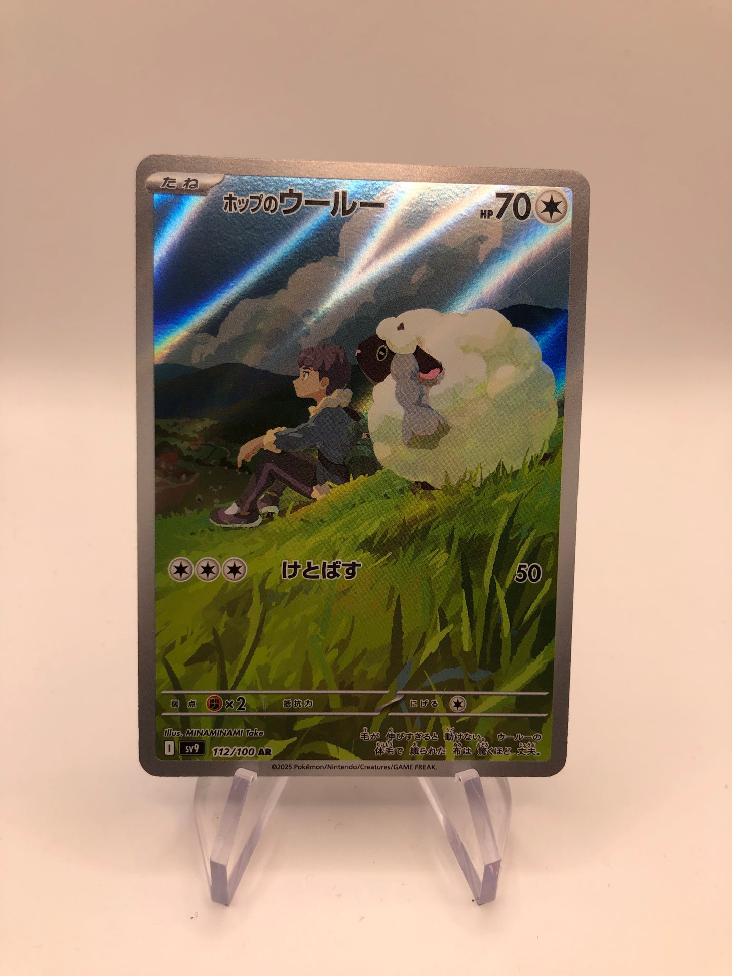Pokemon Karte Art-Rare Hops Wolly 112/100 Japanisch