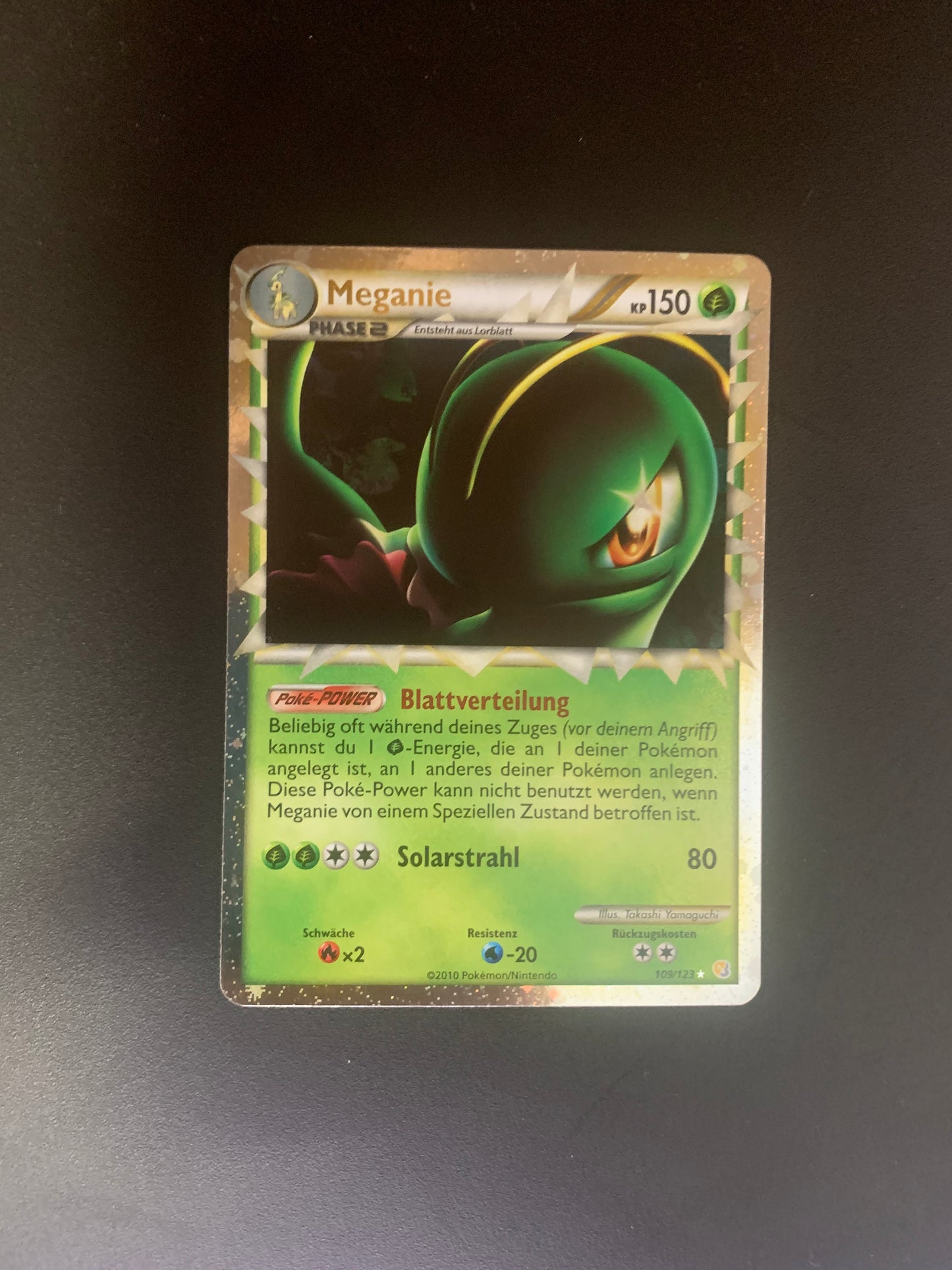 Pokemon Karte Prime Meganie 109/123 Deutsch