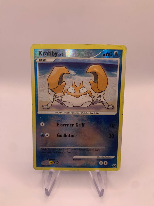 Pokemon Karte Revers Krabby 75/106 Deutsch