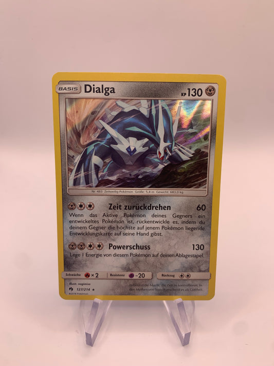 Pokemon Karte Holo Dialga 127/214 Deutsch