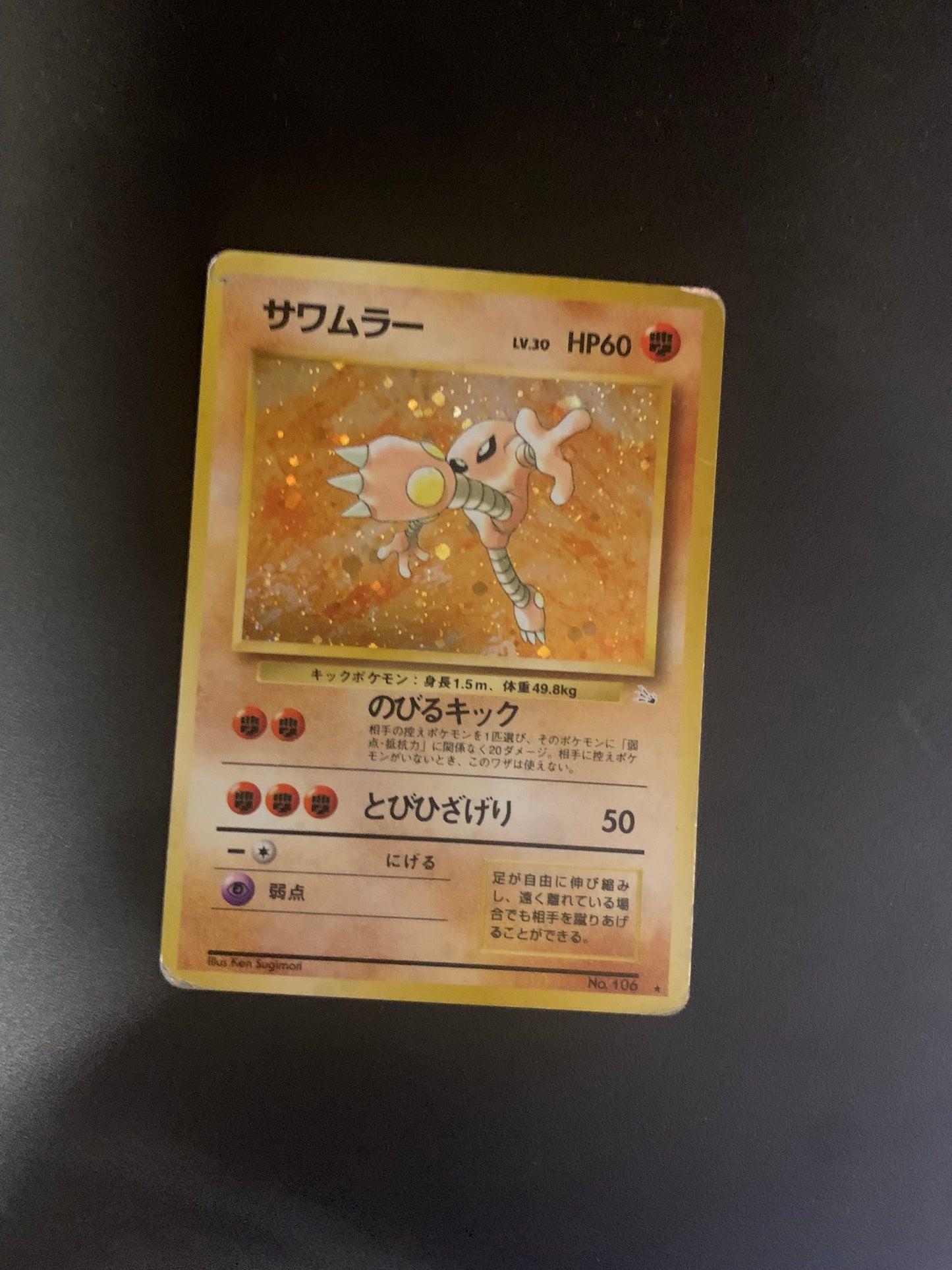 Pokemon Karte Holo Kicklee No.106 Japanische