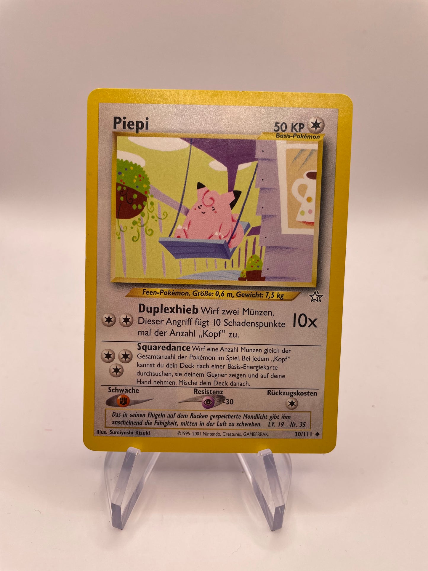 Pokemon Karte Neo Genesis Piepi 30/111 Deutsch