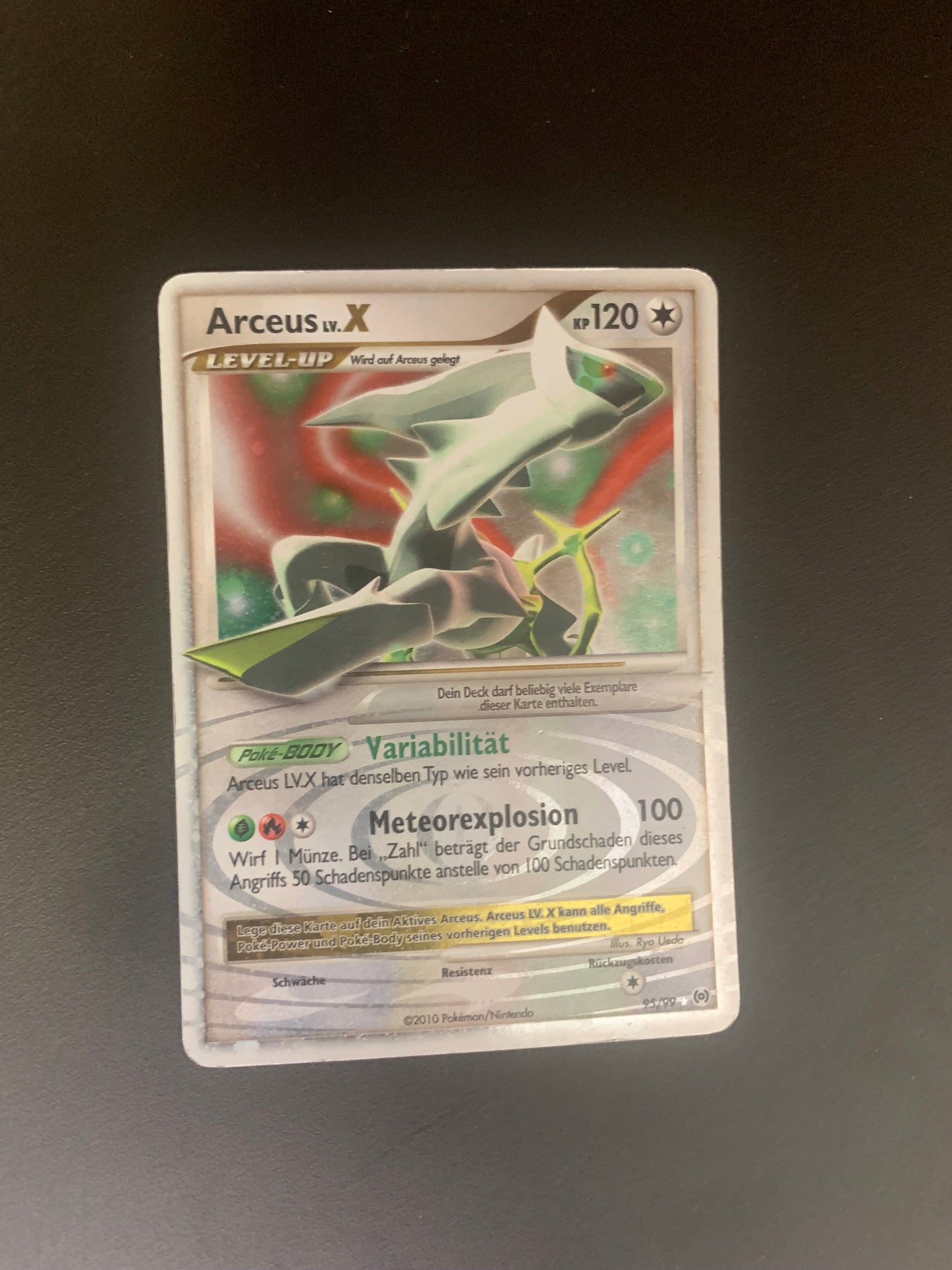 Pokemon Karte Lv.X Arceus 95/99 Deutsch