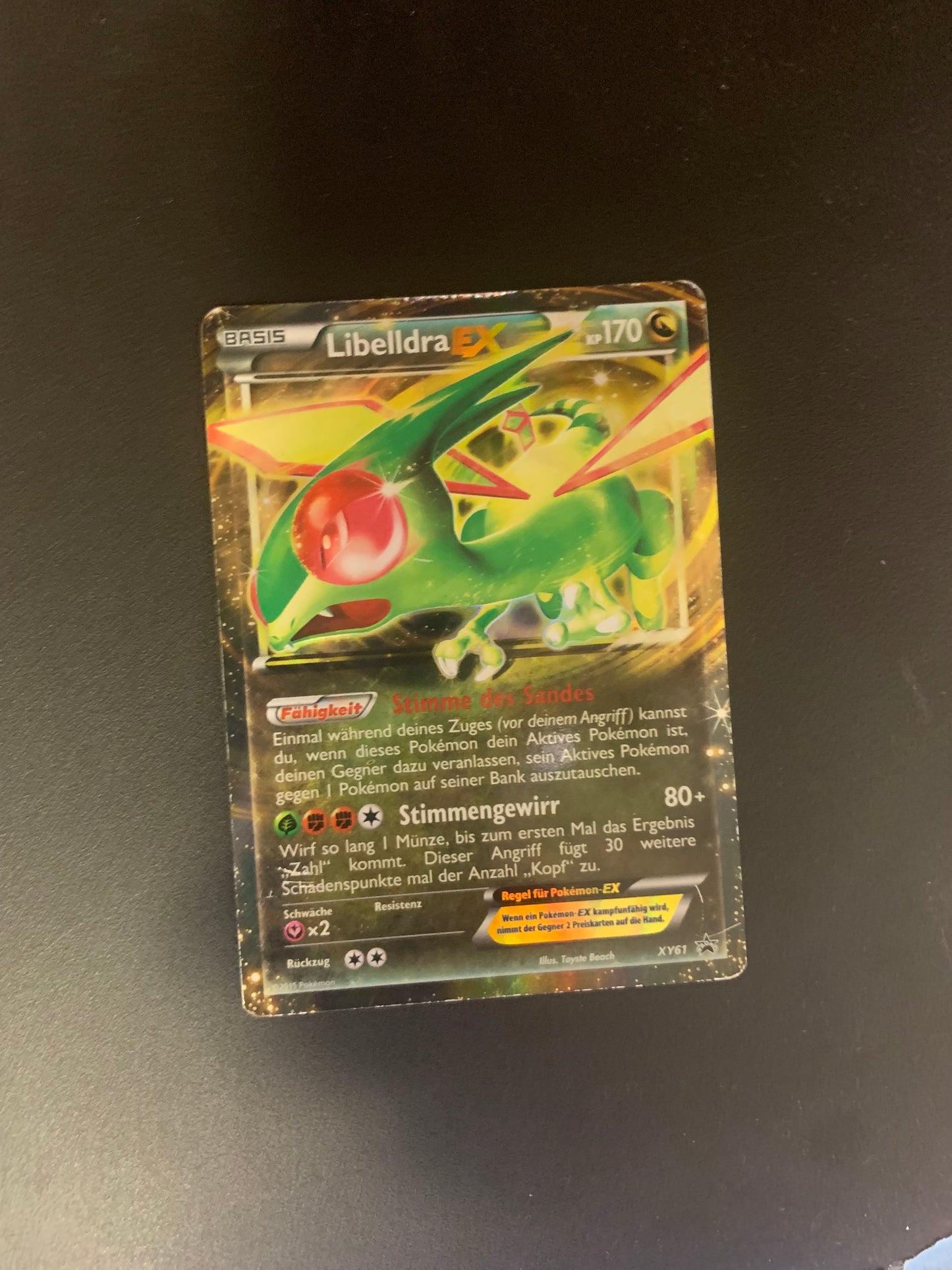 Pokemon Karte Promo EX Libelldra XY61 Deutsch