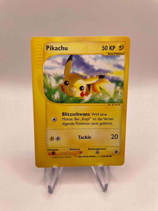 Pokemon Karte e-Series Pikachu 124/165 Deutsch